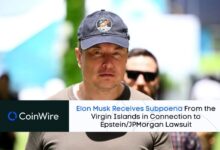 Elon musk to face subpoena in virgin islands lawsuit against jpmorgan over epstein case