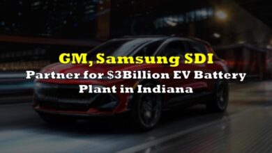 Gm and samsung sdi join forces to build 3 billion electric vehicle battery plant in indiana