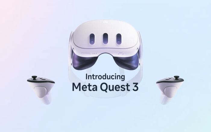 Meta launches quest 3 vr headset for usd 499 just before apples expected headset debut