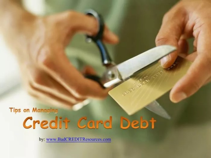 Credit debt management tips strategies examples