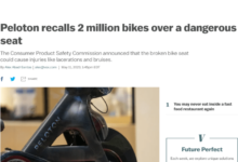 Peloton recalls 2 2 million bikes over injury and fall concerns