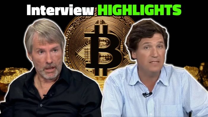 Bitcoin michael saylor orange pills tucker carlson interview recap 120955