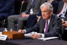 Federal reserve chief powell talks about possible changes in interest rates due to inflation