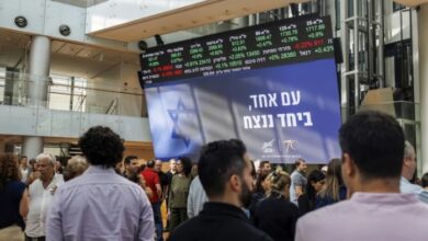 Israeli markets react to hamas attack stocks decline businesses close