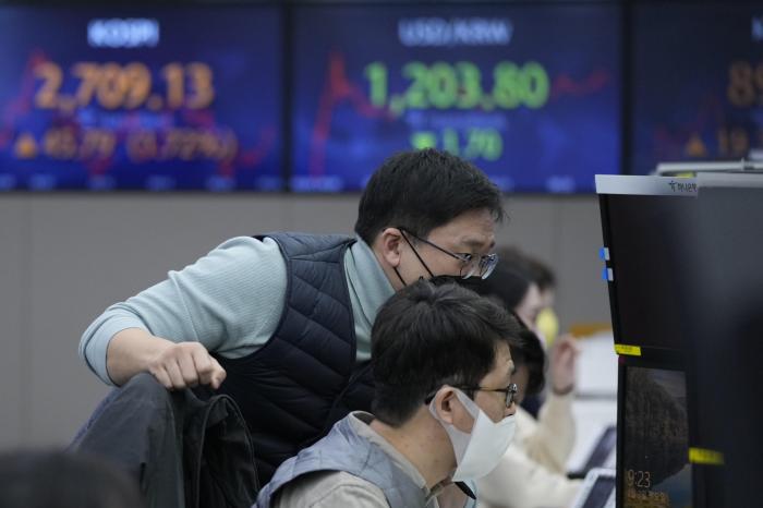 Asian stock markets rally focus on earnings positive economic signals