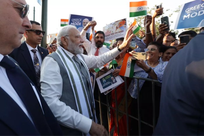 Indian pm modi historic visit to greece strengthens friendship and cooperation