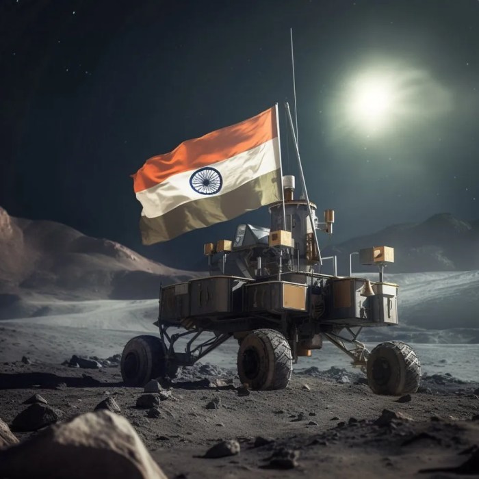 Indias chandrayaan 3 rover begins lunar surface exploration