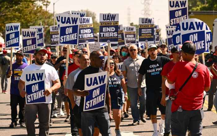 Auto workers go on strike arm holdings shares surge market stability continues