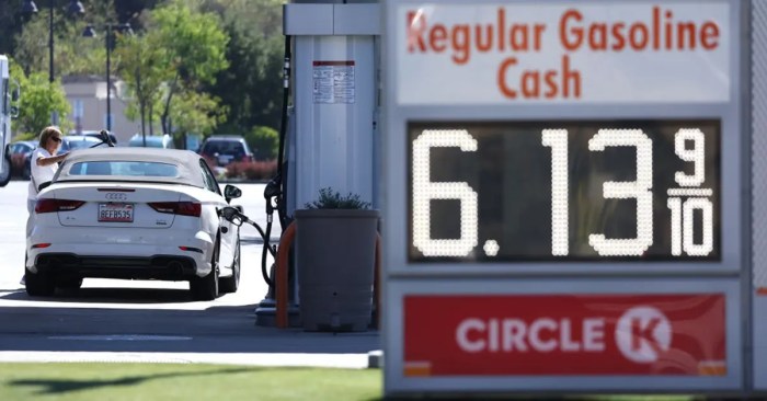 Gas prices surge again impacting consumers and economic sentiment