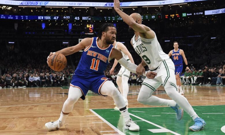 Knicks Celtics game summary East woes